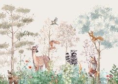 Papel pintado Dormitorio infantil magic nature beige