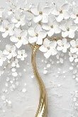 Papier peint toilette tree 3D, XXL, tendance