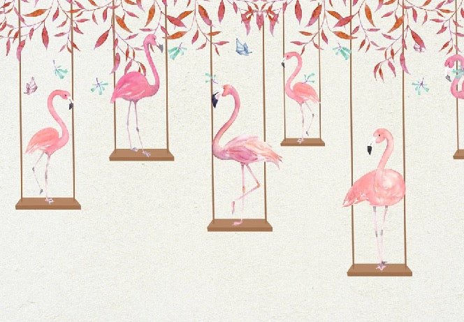 Papel pintado Flamingo