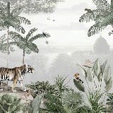 Papel pintado Selva felina