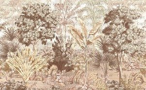 Papel pintado selva brillante