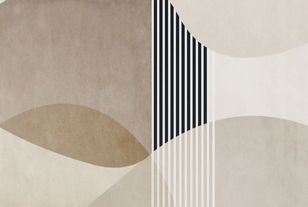 Papel pintado con formas creativas