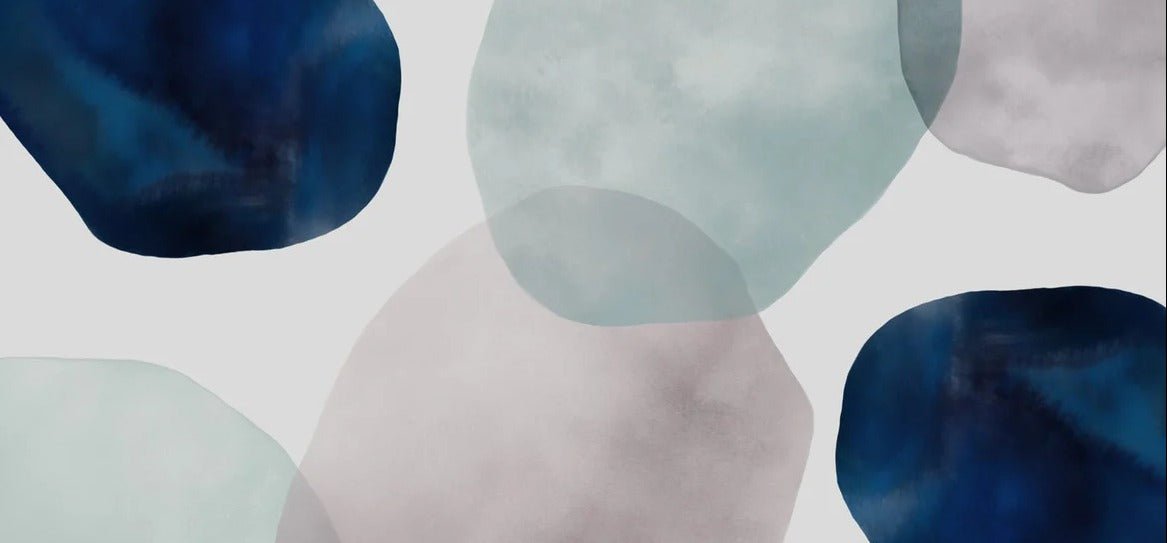 Papel pintado círculo abstracto acuarela