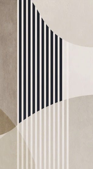 Papel pintado con formas creativas