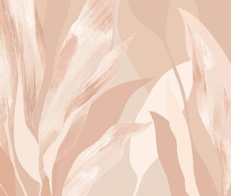 Papel pintado de tela floral nude
