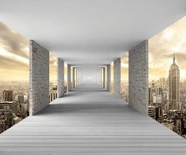 Papel pintado trampantojo New York Hall