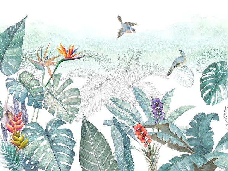 Papel pintado Végétal & Bird Prestige