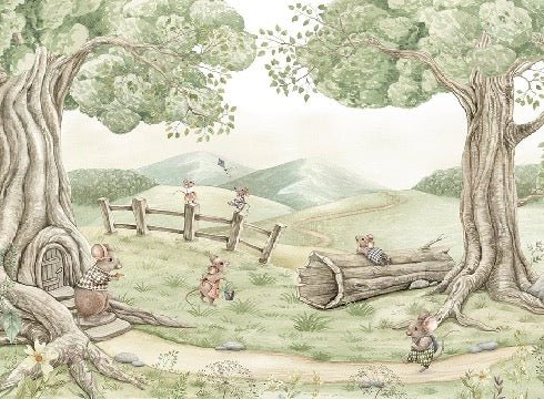 Papel pintado de Baby mouse family