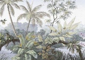 Papel pintado Jungla de moda