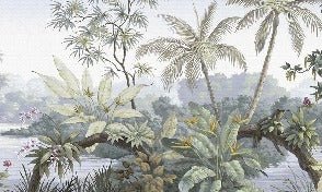 Papel pintado Jungla de moda