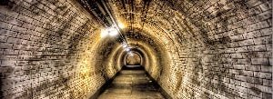 Papier peint tunnel brique, XXL, tendance