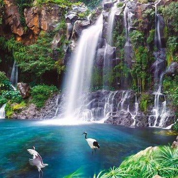 Papel pintado Reunión cascada