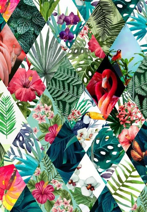 Papel pintado Mosaico selvático