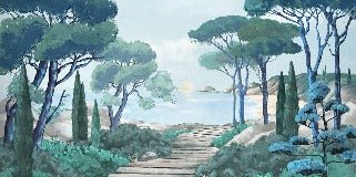 Papier peint balade dans les calanques, XXL, tendance