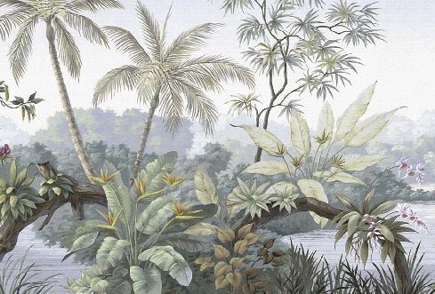 Papel pintado Jungla de moda