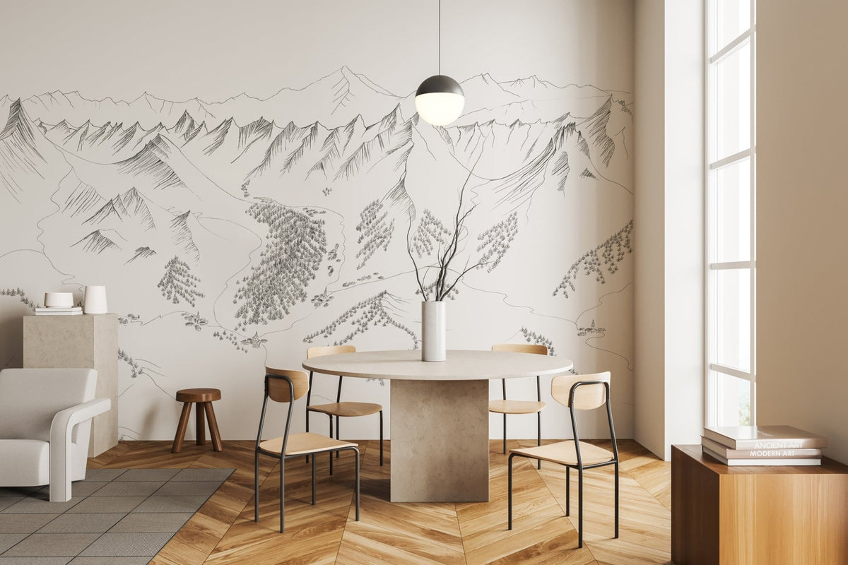 Papel pintado en pista – La Clusaz