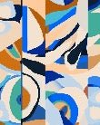 Papier peint abstrait vibrant, XXL, tendance