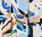 Papier peint abstrait vibrant, XXL, tendance