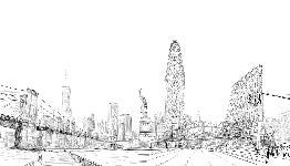 Papel pintado arquitectura Nueva York