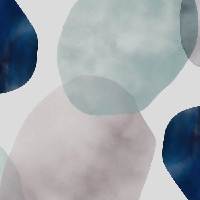 Papel pintado círculo abstracto acuarela