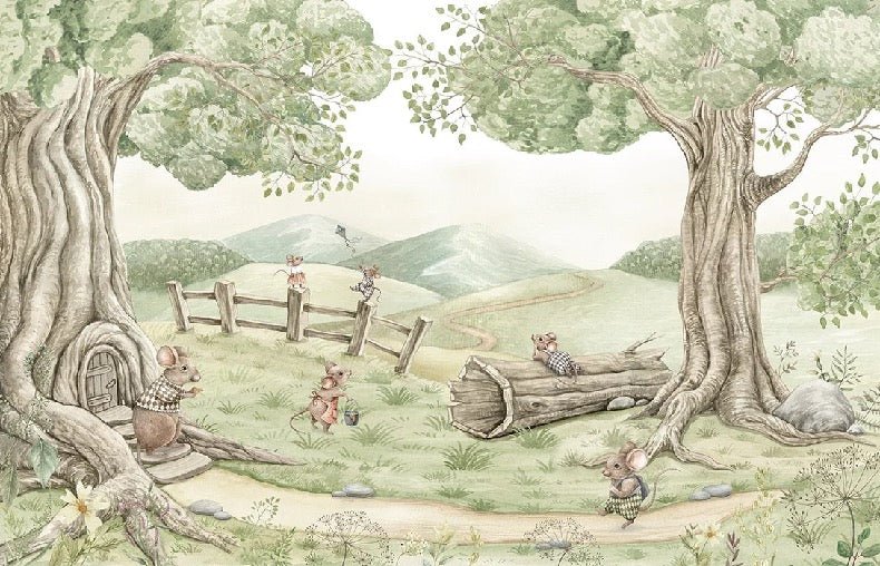 Papel pintado de Baby mouse family