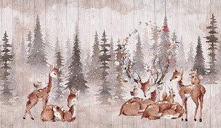 Papel pintado dormitorio infantil douces biches