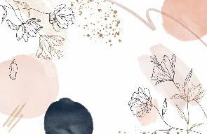 Papel pintado de Formas y flores