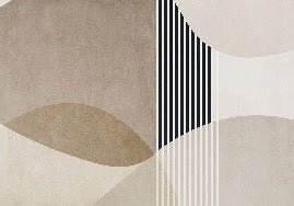 Papel pintado con formas creativas