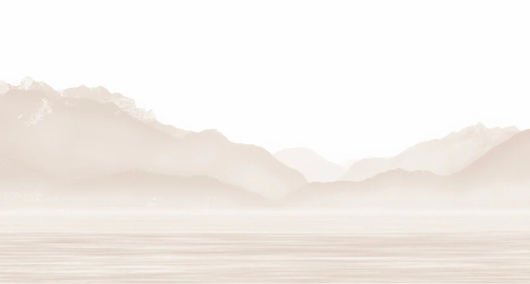 Papel pintado Annecy y su tranquilo lago beige