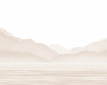 Papel pintado Annecy y su tranquilo lago beige