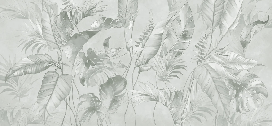 Papier peint élégante jungle sauge, XXL, tendance