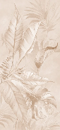 Papier peint élégante jungle poudrée, XXL, tendance