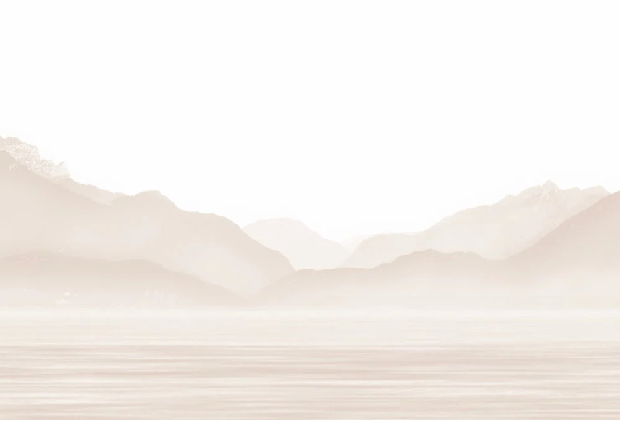 Papel pintado Annecy y su tranquilo lago beige