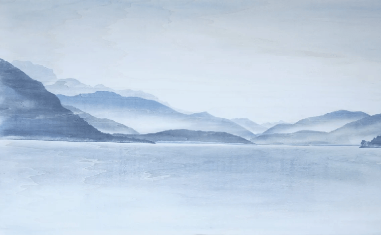 Papel pintado Annecy | Les Bleus du Lac®