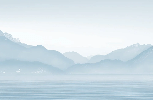 Papier peint Annecy et son lac paisible, XXL, tendance