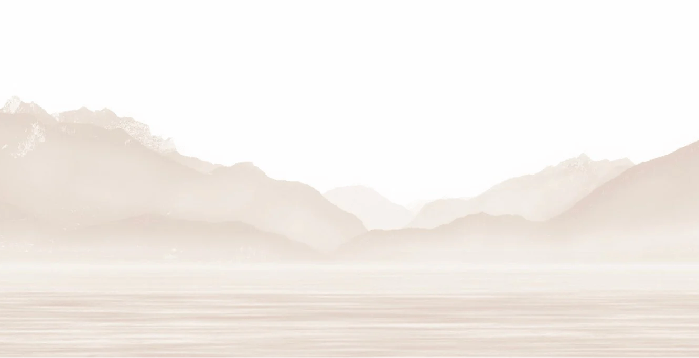 Papel pintado Annecy y su tranquilo lago beige