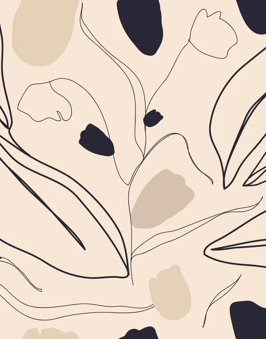 Papel pintado con diseño minimalista en tonos nude