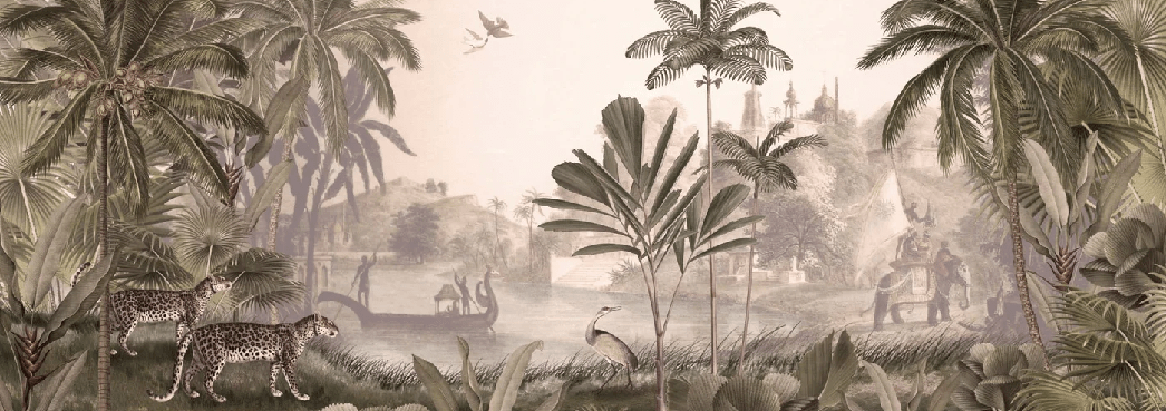 Papel pintado Jungle Haven Leopard