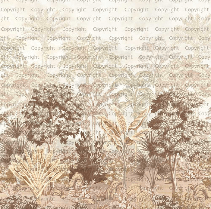 Papel pintado jungla luminosa