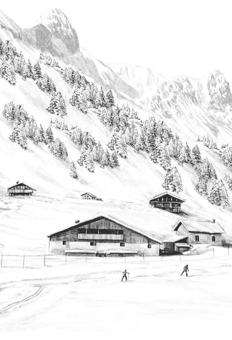Fondo de pantalla Clusaz esquí de fondo montaña Confins