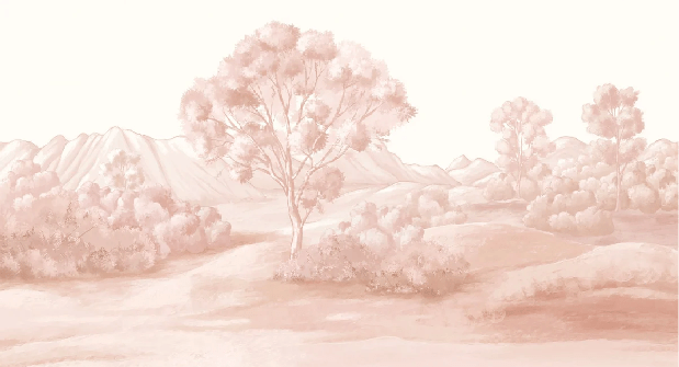 Fondo de pantalla de paisaje poético jazmín