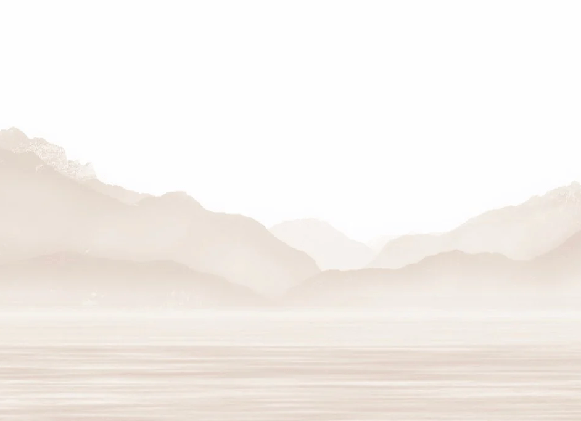 Papel pintado Annecy y su tranquilo lago beige