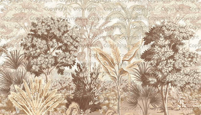 Papel pintado jungla luminosa