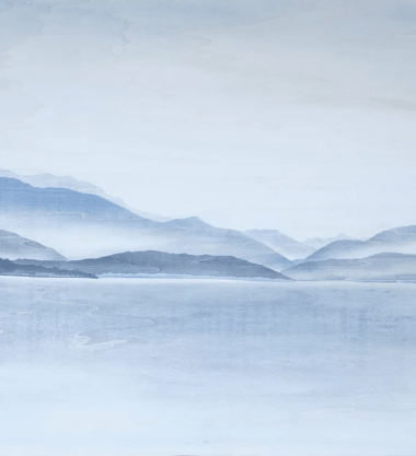 Papel pintado Annecy | Les Bleus du Lac®