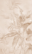 Papier peint élégante jungle poudrée, XXL, tendance