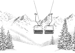 Papel pintado inmersión Alpine