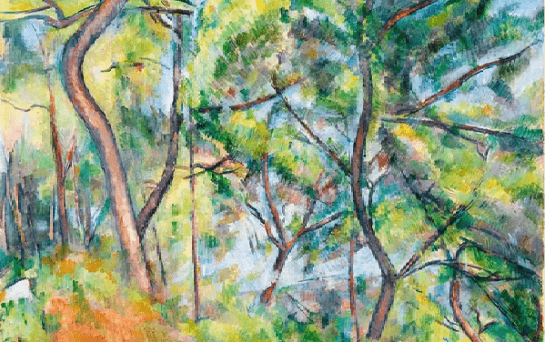 Papier peint forêt de pins - Paul Cézanne, XXL, tendance
