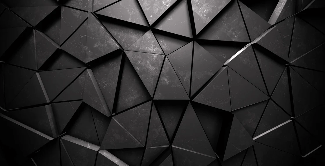 Papel pintado 3D Black Perspective