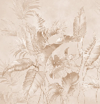 Papier peint élégante jungle poudrée, XXL, tendance