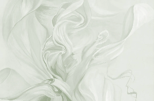 Papier peint contemporain – sublime flow vert sauge, XXL, tendance